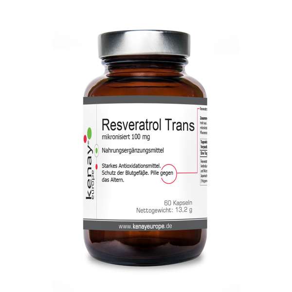 Resveratrol mikronisiert 100 mg (60 Kapseln) - Nahrungsergänzungsmittel