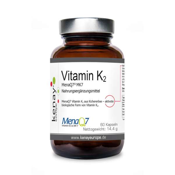 Vitamin K2 MenaQ7® (60 Kapseln) - Nahrungsergänzungsmittel 