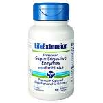 Enzyme mit Probiotika Enhanced Super Digestive LifeExtension (60 Kapseln)