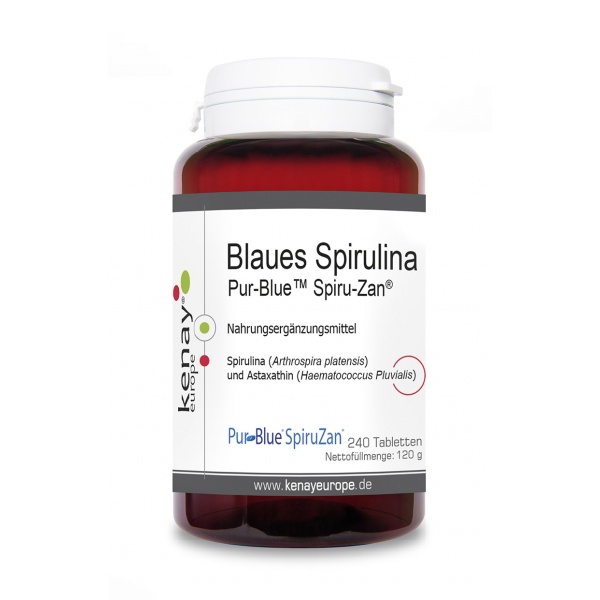 Blaues Spirulina Pur-Blue™ Spiru-Zan® 240 Tabletten - Nahrungsergänzungsmittel