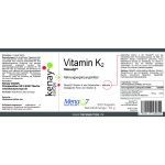 Vitamin K2 MenaQ7® (300 Kapseln) - Nahrungsergänzungsmittel 