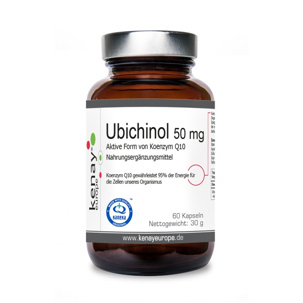 Ubichinol (Aktive Form von Koenzym Q10) 60 Kapseln - Nahrungsergänzungsmittel