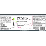 ResQNAD Resveratrol & Querzetin & NAD+ (60 Kapseln) - Nahrungsergänzungsmittel 