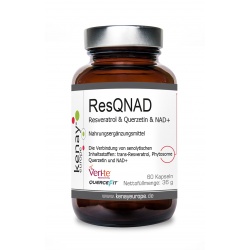 ResQNAD Resveratrol & Querzetin & NAD+ (60 Kapseln) - Nahrungsergänzungsmittel 