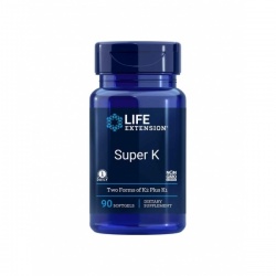 Super K (Vitamin K) LifeExtension (90 Kapseln) – Nahrungsergänzungsmittel 