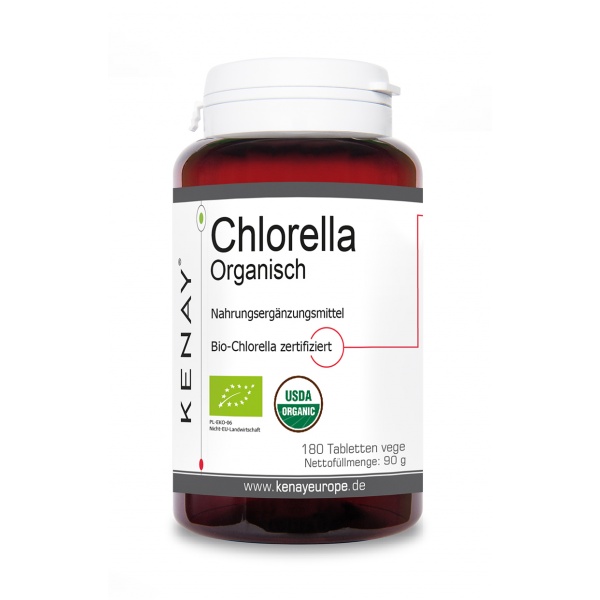 Organische Chlorella 180 Tabletten vege