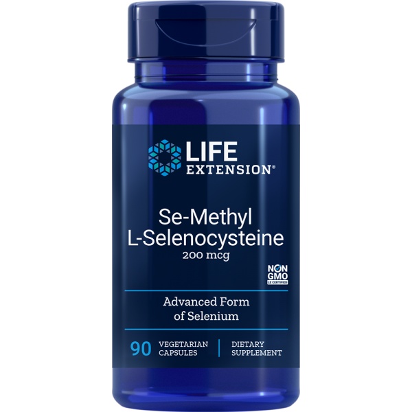 Selen - Se-Methyl L-Selenocysteine LifeExtension (90 Kapseln)