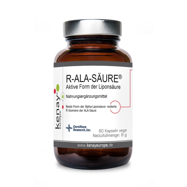R-ALA-SÄURE Bio-Enhanced® aktive Form der Liponsäure 60 Kapseln