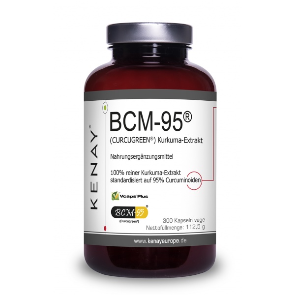 BCM-95® (CURCUGREEN®) Kurkuma-Extrakt 300 Kapseln vege