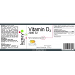 Vitamin D 2000 IU 60 Kapseln