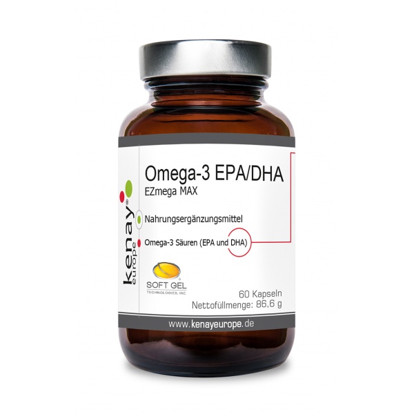Omega-3 EPA/DHA EZmega MAX 60 Kapseln