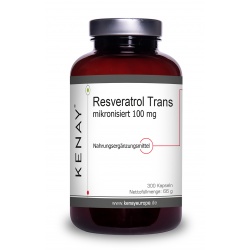Resveratrol mikronisiert 100 mg (300 Kapseln) - Nahrungsergänzungsmittel