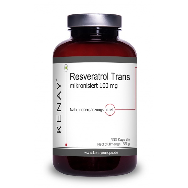 Resveratrol mikronisiert 100 mg (300 Kapseln) - Nahrungsergänzungsmittel