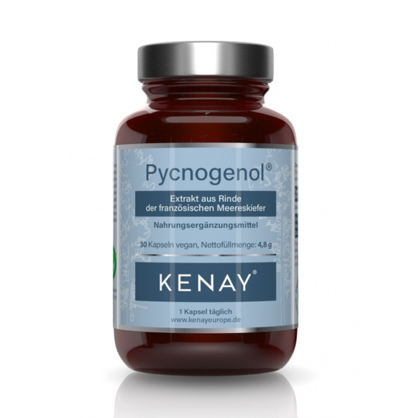 PREMIUM PRODUKT Pycnogenol ® Extrakt aus Rinde der französischen Merreskiefer (30 Kapseln) - Nahrungsergänzungsmittel