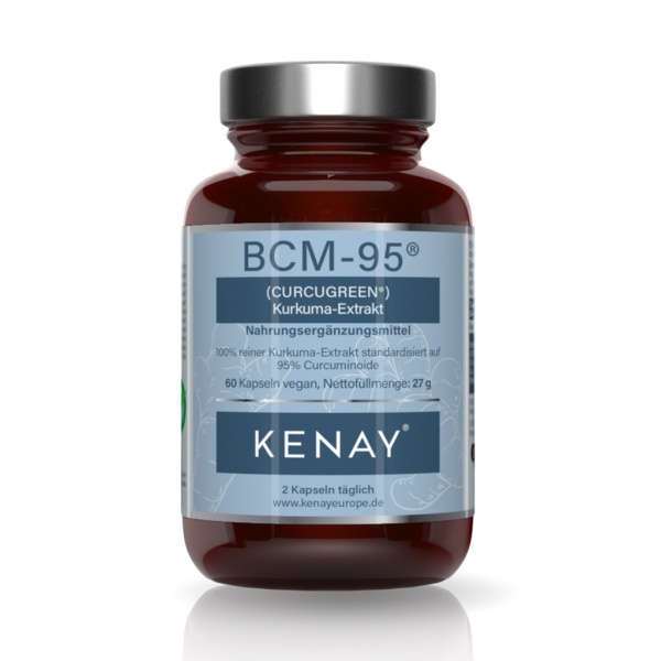 PREMIUM PRODUKT BCM-95® (CURCUGREEN®) Kurkuma-Extrakt 60 Kapseln vegan 