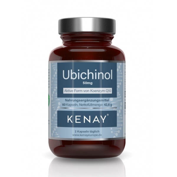 PREMIUM PRODUKT Ubichinol 50 mg Aktive Form von Koenzym Q10 60 Kapseln