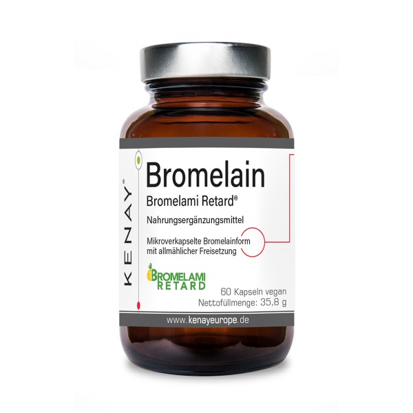 Bromelain Bromelami Retard® Nahrungsergänzungsmittel 60 Kapseln vegan 