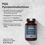 PQQ Pyrrolochinolinchinon 60 Kapseln vegan Nahrungsergänzungsmittel KENAY®