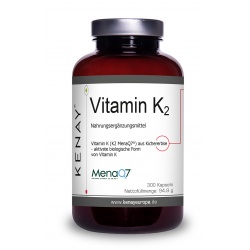 Vitamin K2 MenaQ7® (300 Kapseln) - Nahrungsergänzungsmittel 