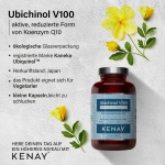 PREMIUM PRODUKT Ubichinol V100 Aktive Form von Koenzym Q10 (300 Kapseln) - Nahrungsergänzungsmittel