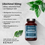 PREMIUM PRODUKT Ubichinol 50 mg Aktive Form von Koenzym Q10 60 Kapseln