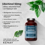 PREMIUM PRODUKT Ubichinol 50 mg Aktive Form von Koenzym Q10 300 Kapseln