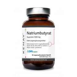 Natriumbutyrat SUPREME 1200 mg | 60 Kapseln magenresistent | Nahrungsergänzungsmittel | KENAY®