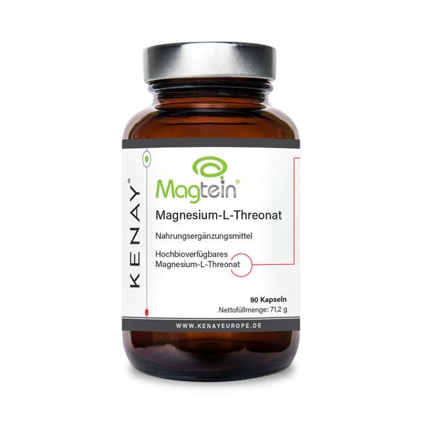 Magnesium-L-Threonat | 90 Kapseln | Nahrungsergänzungsmittel | KENAY®