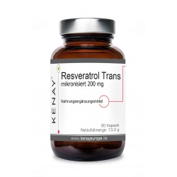Resveratrol mikronisiert 200 mg (60 Kapseln) - Nahrungsergänzungsmittel