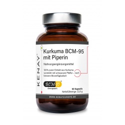Kurkuma BCM-95® (CURCUGREEN®) mit Piperin 60 Ka[pseln