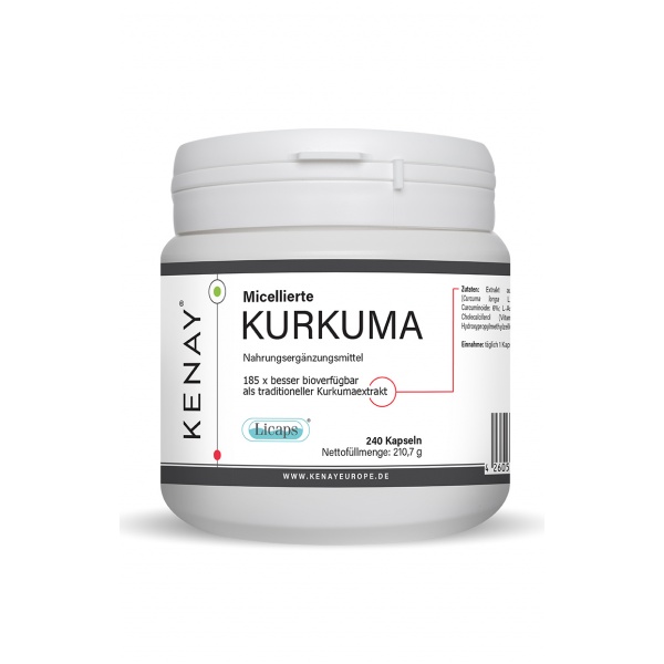 Micellierte Kurkuma 240 Kapseln Licaps 