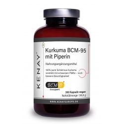 Kurkuma BCM-95® (CURCUGREEN®) mit Piperin 300 Kapseln