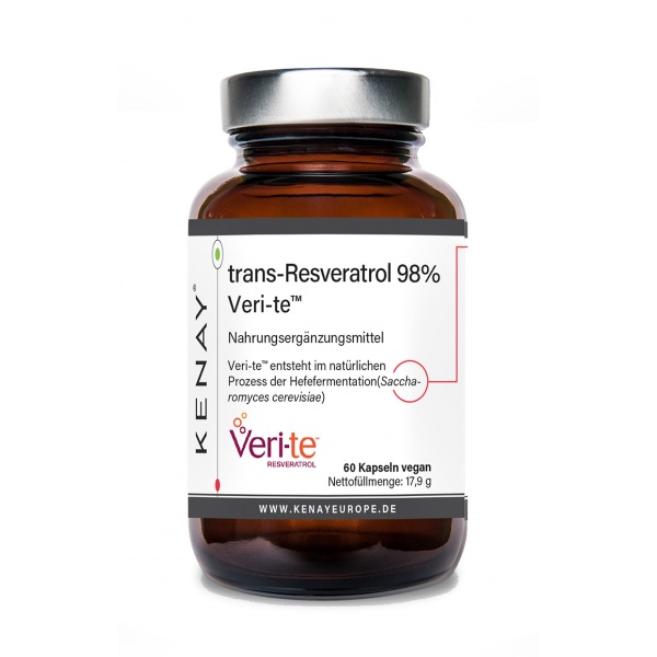 Trans-Resveratrol 98% Veri-te™ (60 Kapseln) - Nahrungsergänzungsmittel 