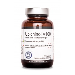 Ubichinol V100 Aktive Form von Koenzym Q10 (60 Kapseln) - Nahrungsergänzungsmittel