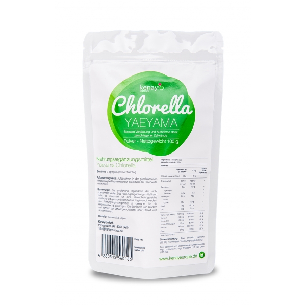 Chlorella Yaeyama (100g) Pulver Nahrungsergänzungsmittel 